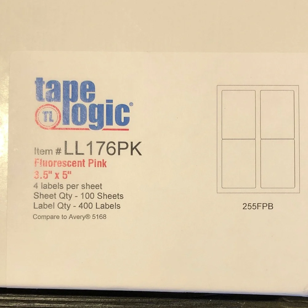 Tape Logic Fluorescent Pink 3.5